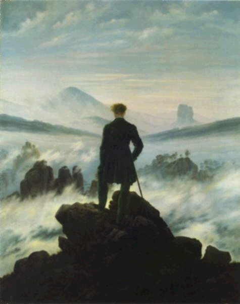 Wanderer über dem Nebelgebirge (Caspar David Friedrich)